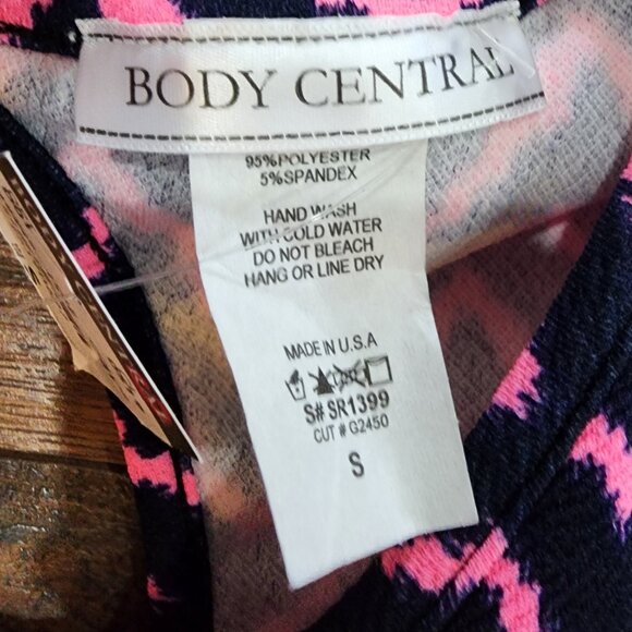 NWT Body Central Junior's Scoop Neck Short Sleeve Mini Skater Dress Small S - Picture 5 of 8